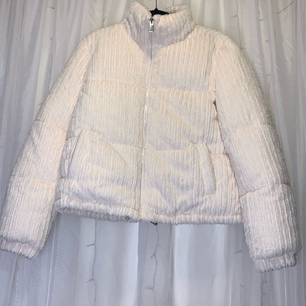 LA Coalition Faux Fur Puffer Coat